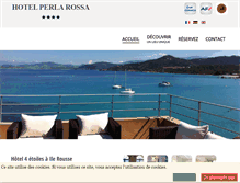 Tablet Screenshot of hotelperlarossa.com